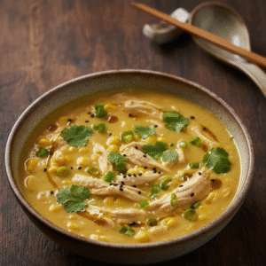 chicken corn soup without egg (1)